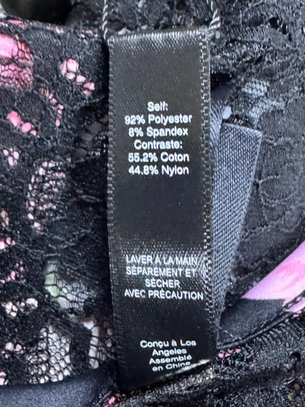 For Love & Lemons Floral Black and Pink Women's Skirt Size Medium - Picture 13 of 15